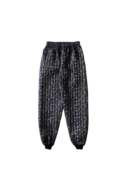 Monpe Pants Floral Print Blue