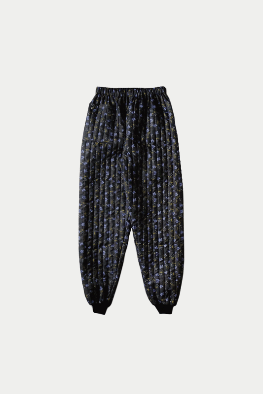 Monpe Pants Floral Print Blue