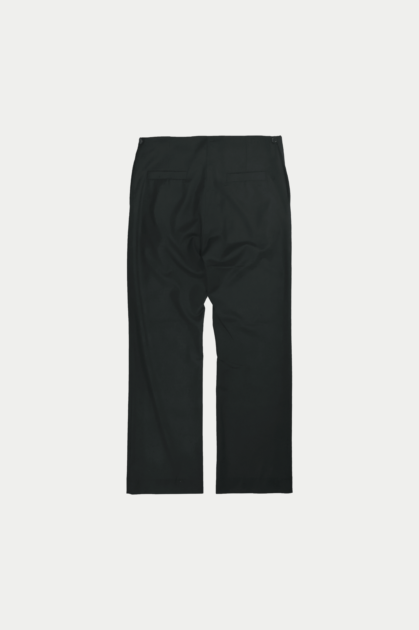 NO.205 LORO PIANA FINE WOOL TROUSERS Black