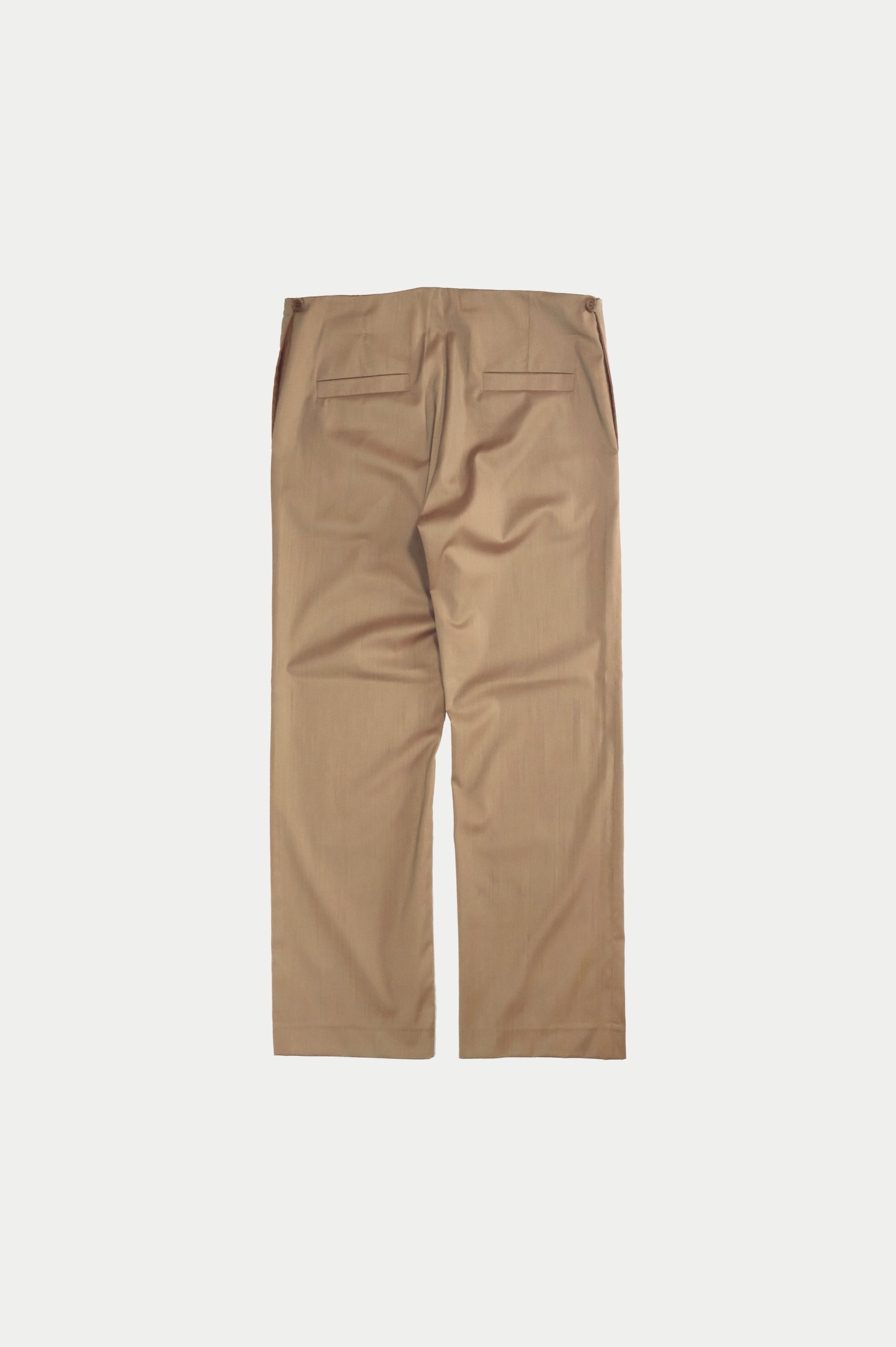 NO.205 LORO PIANA FINE WOOL TROUSERS Camel