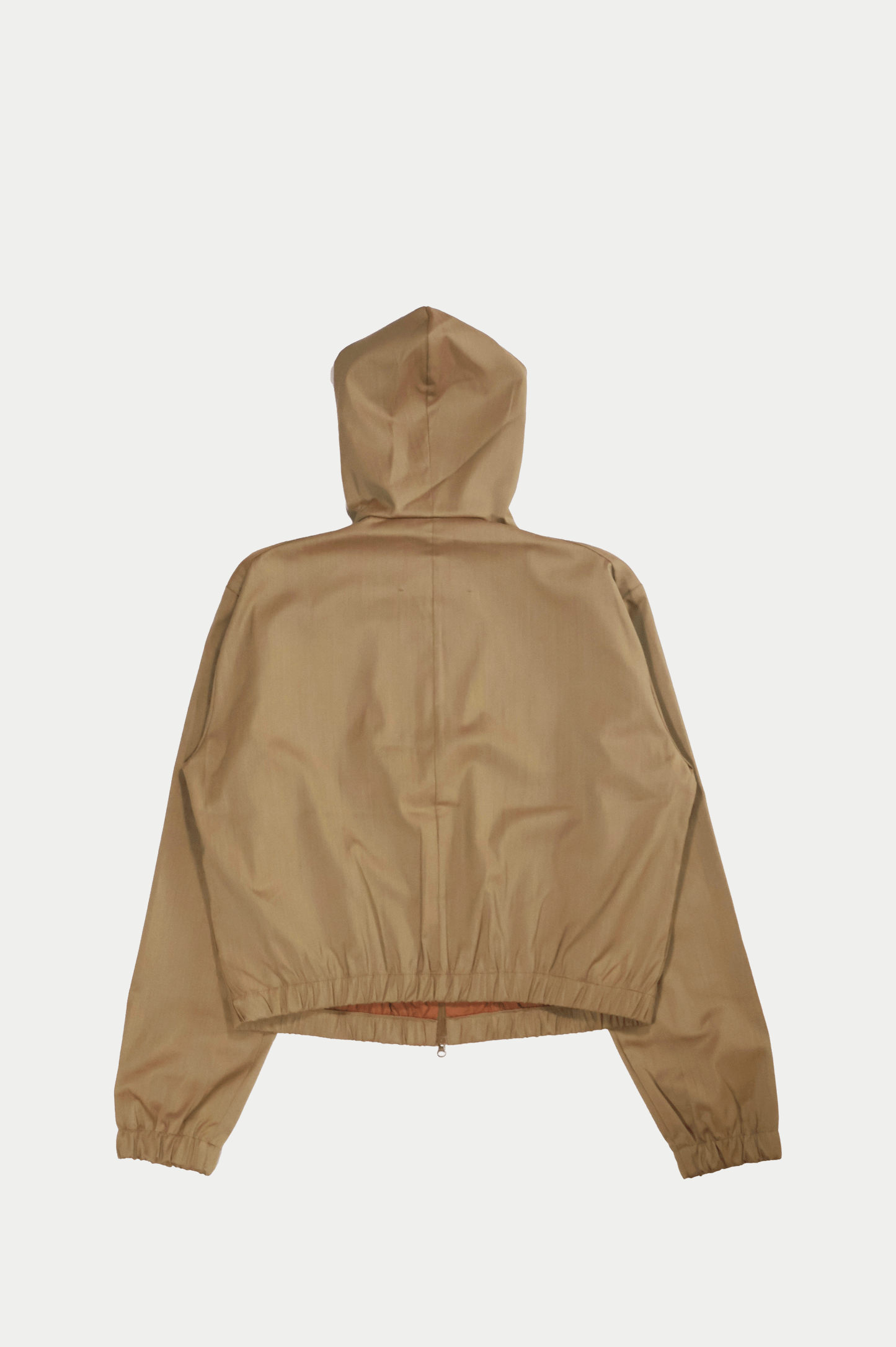 NO.294 LORO PIANA FINE WOOL DOUBLED HOODED Camel