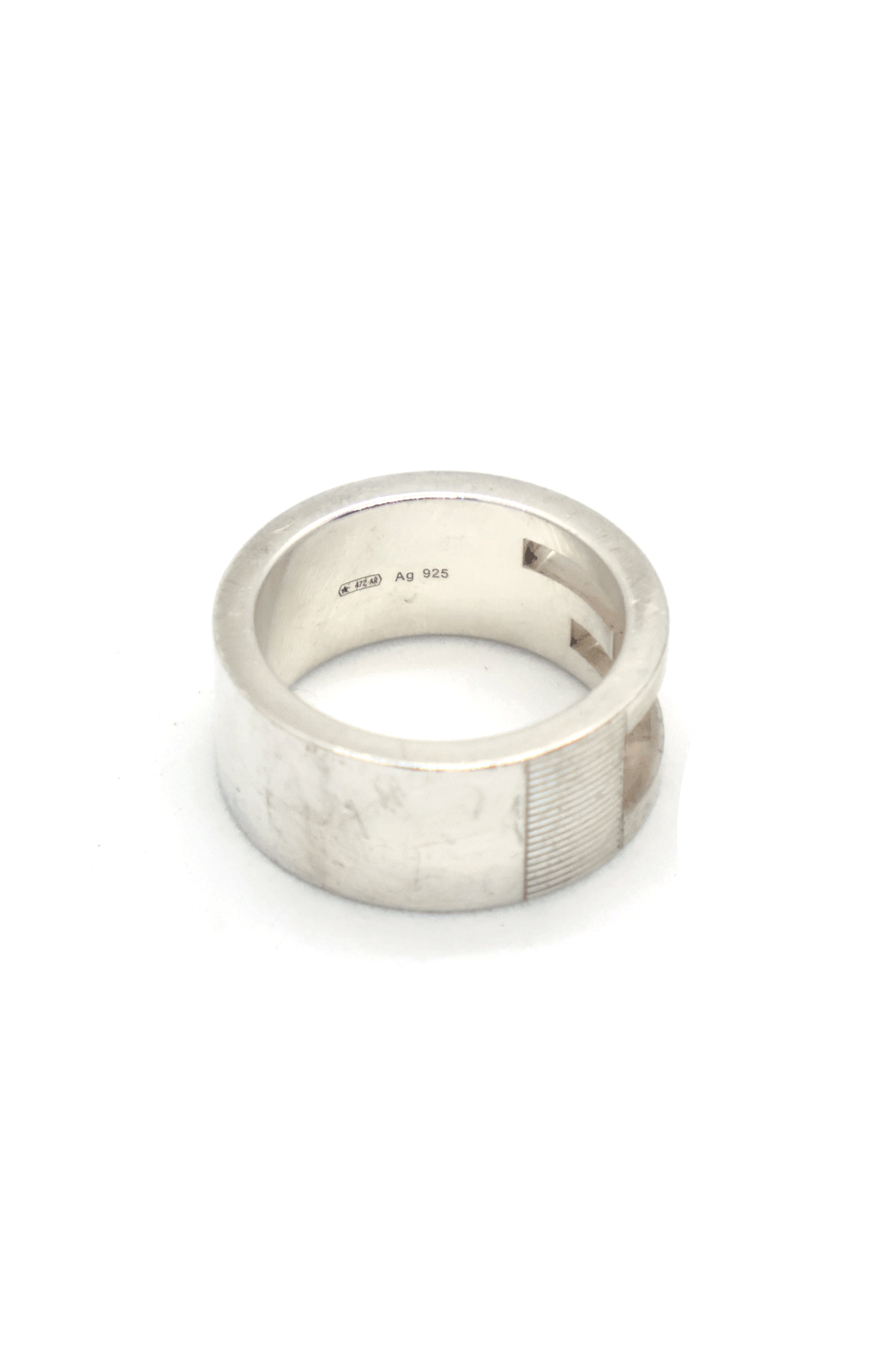 Old Gucci G Cut Out Ring Made in Italy