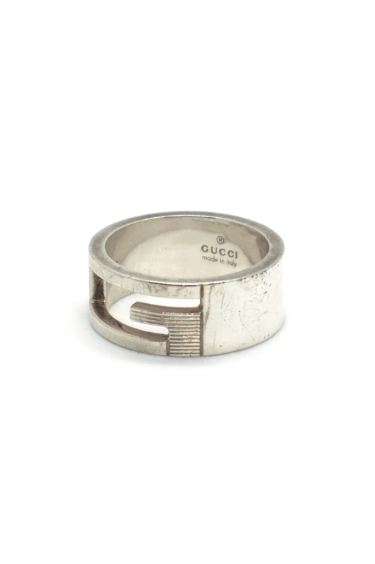 Old Gucci G Cut Out Ring Made in Italy