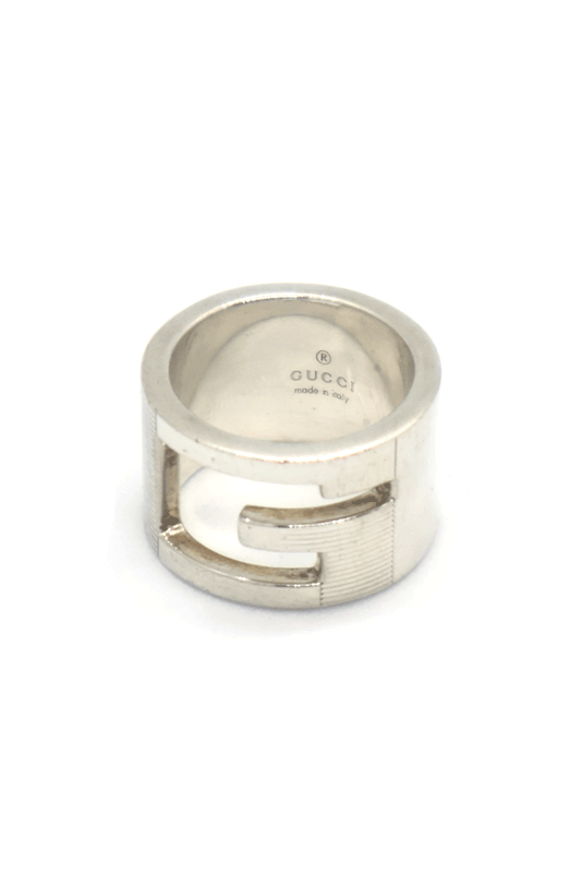 Old Gucci G Cut Out Ring Made in Italy