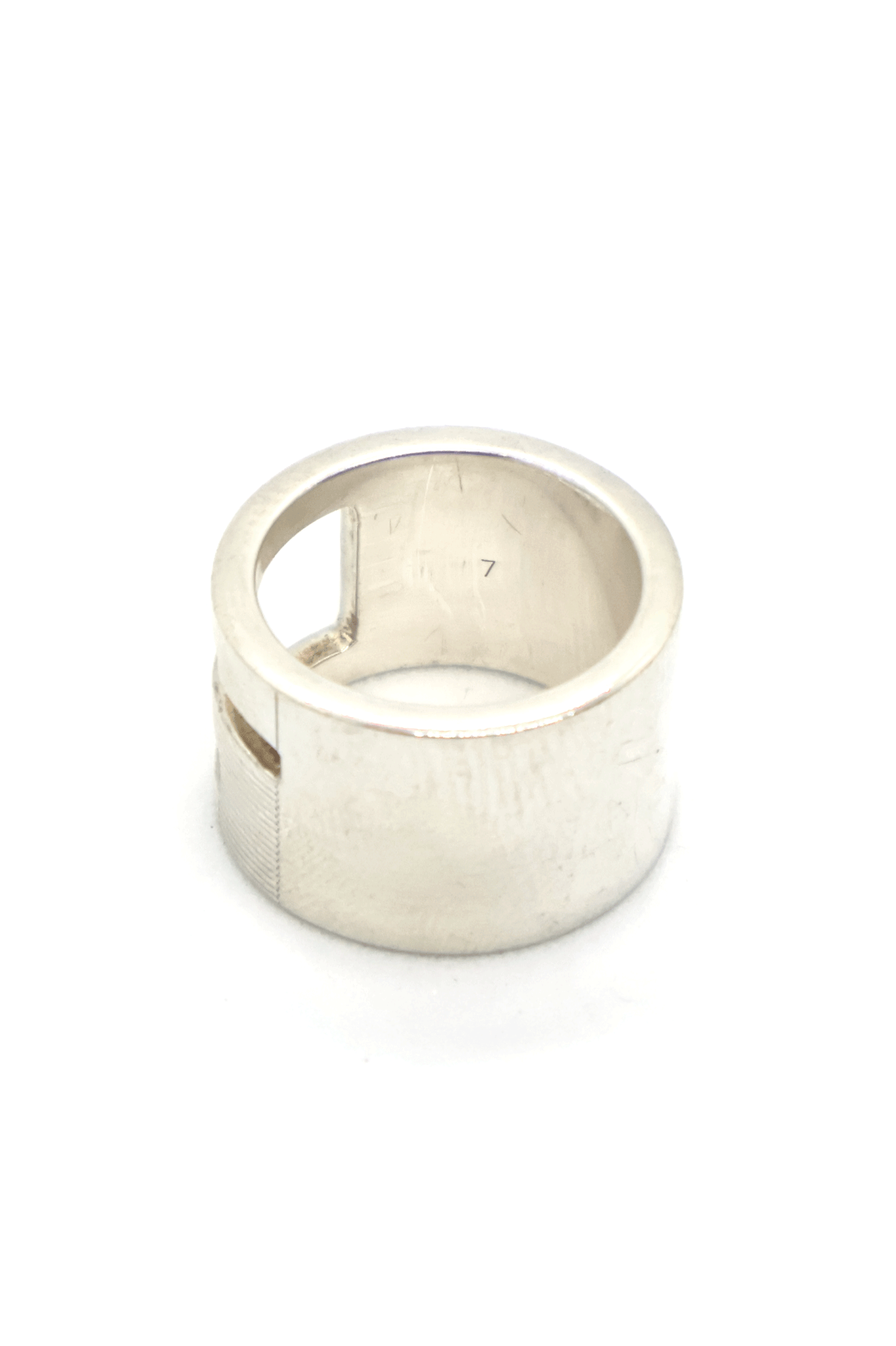 Old Gucci G Cut Out Ring Made in Italy