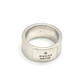 Old Gucci Logo Stamp Ring Made in Italy