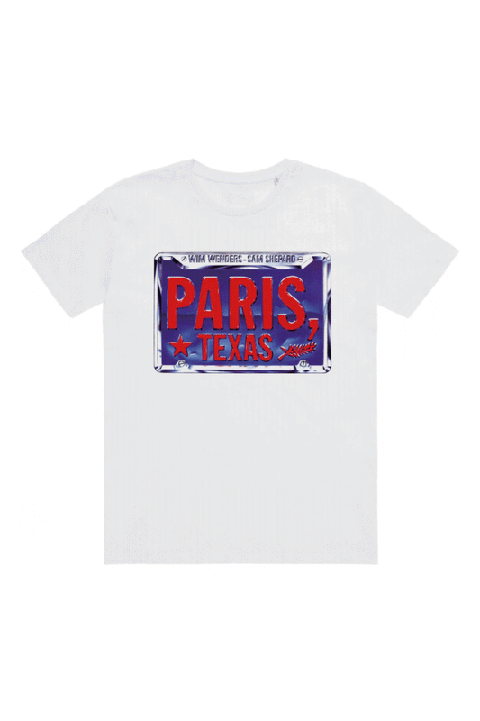 PARIS, TEXAS LICENSE PLATE SHIRT