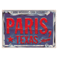 PARIS, TEXAS LICENSE PLATE SHIRT