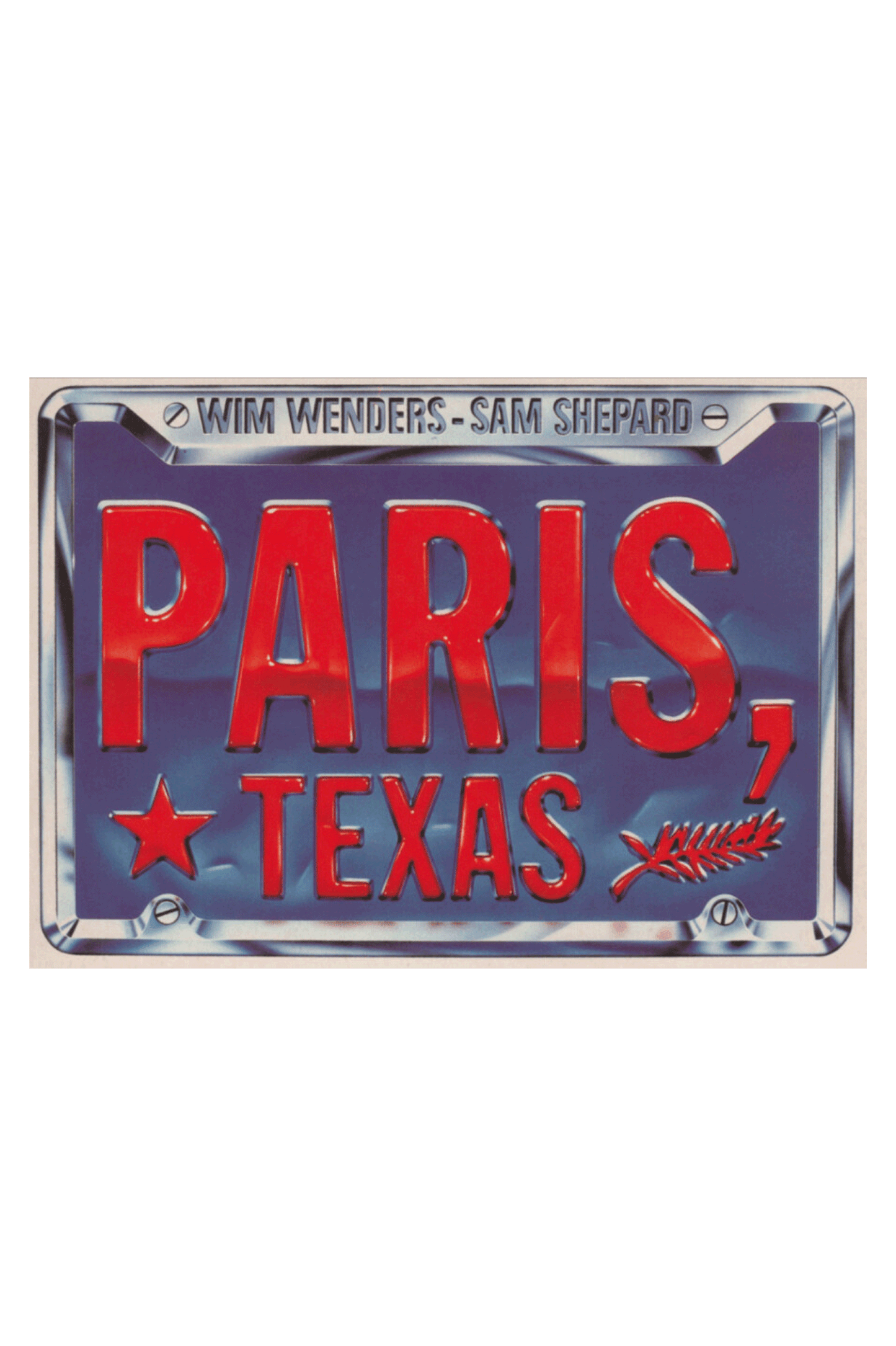 PARIS, TEXAS LICENSE PLATE SHIRT