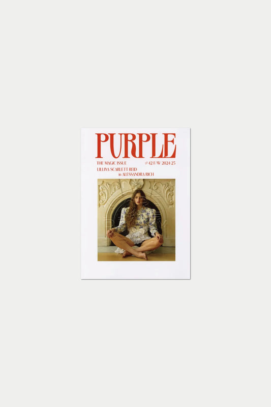 【RARE】PURPLE #42 The Magic Issue : Lilliya scarlett reid in alessandra rich photography by Anna Gaskell