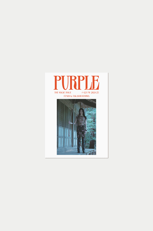PURPLE #42 The Magic Issue F/W 2024-25 Raiki Yamamoto in Fendi by Takashi Homma
