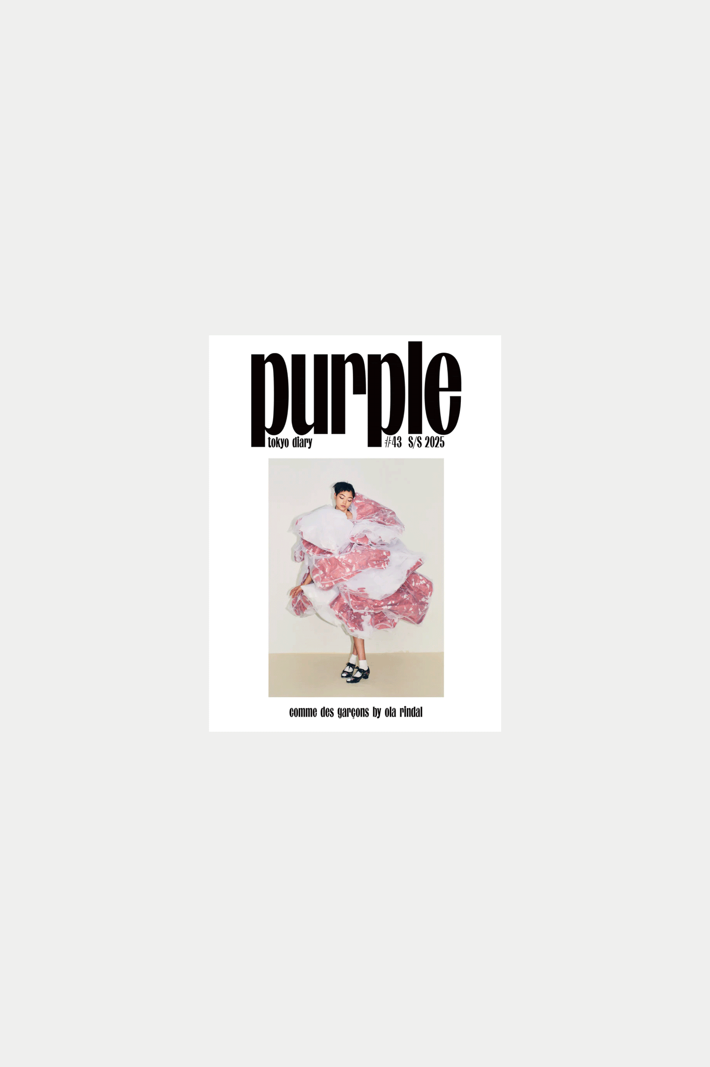 PURPLE #43 The Tokyo Diary Issue : Mika Schneider in Comme des Garçons by Ola Rindal - 0fr. Tokyo