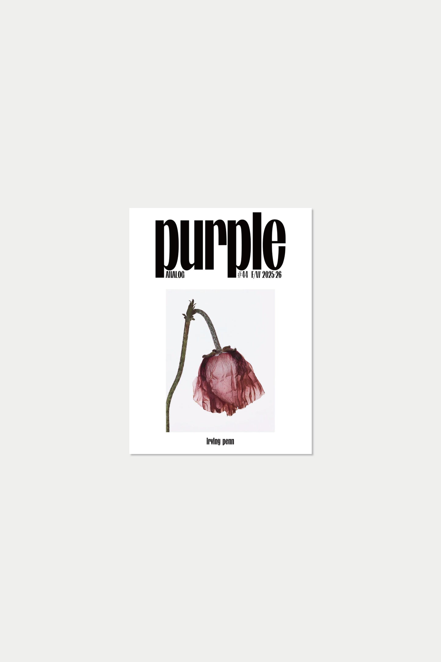 PURPLE #44 F/W 2025 Irving Penn