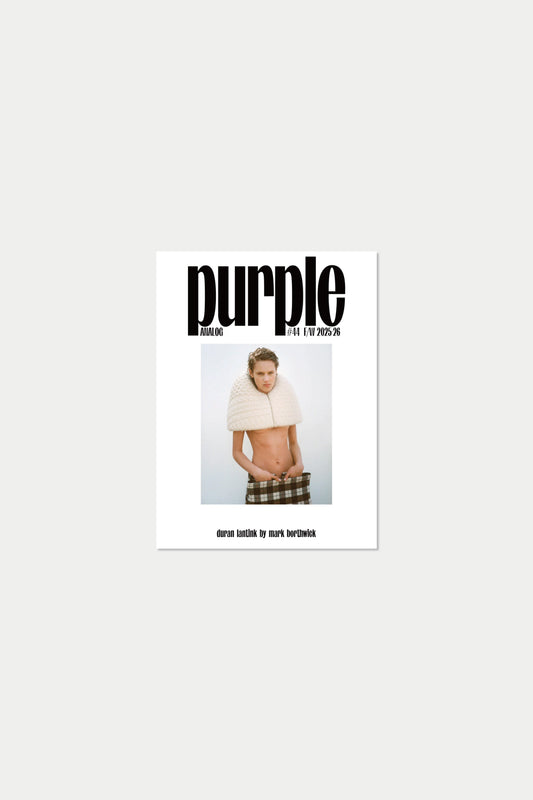 PURPLE #44 F/W 2025 The Analog Issue Duran Lantink by Mark Borthwick