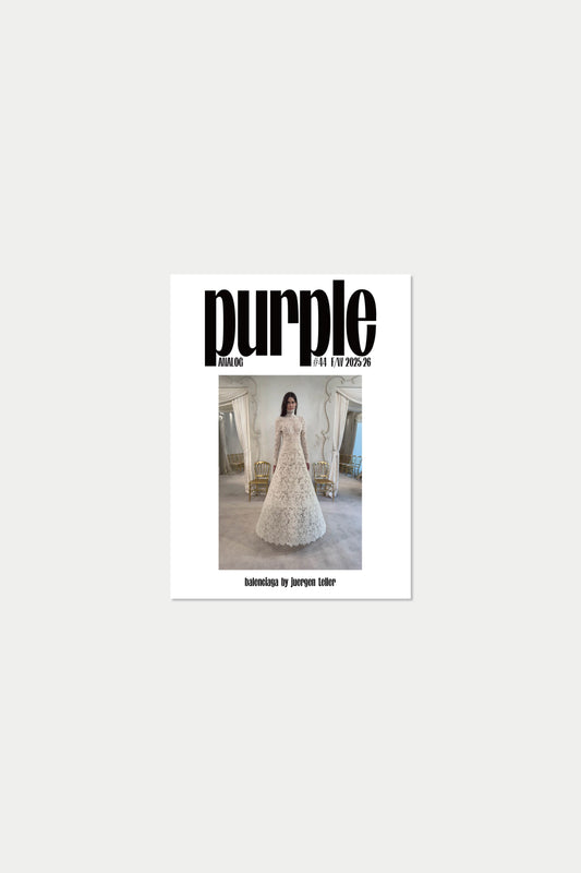 PURPLE #44 F/W 2025 The Analog Issue Eliza Douglas in Balenciaga by Juergen Teller
