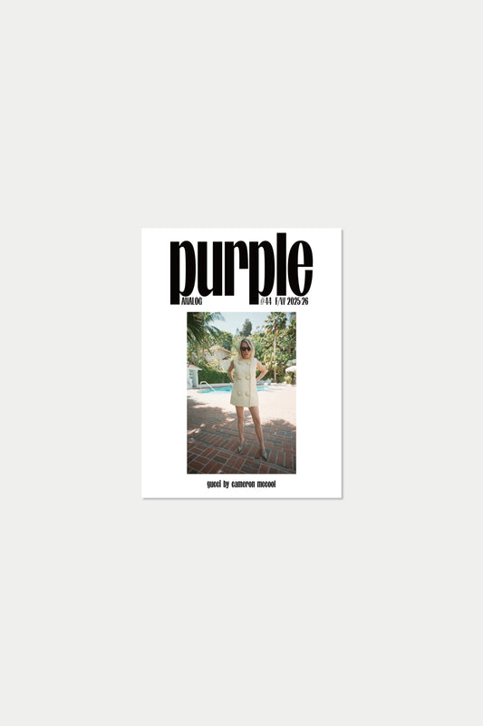 PURPLE #44 F/W 2025 The Analog Issue Kim Gordon in Gucci by Cameron McCool