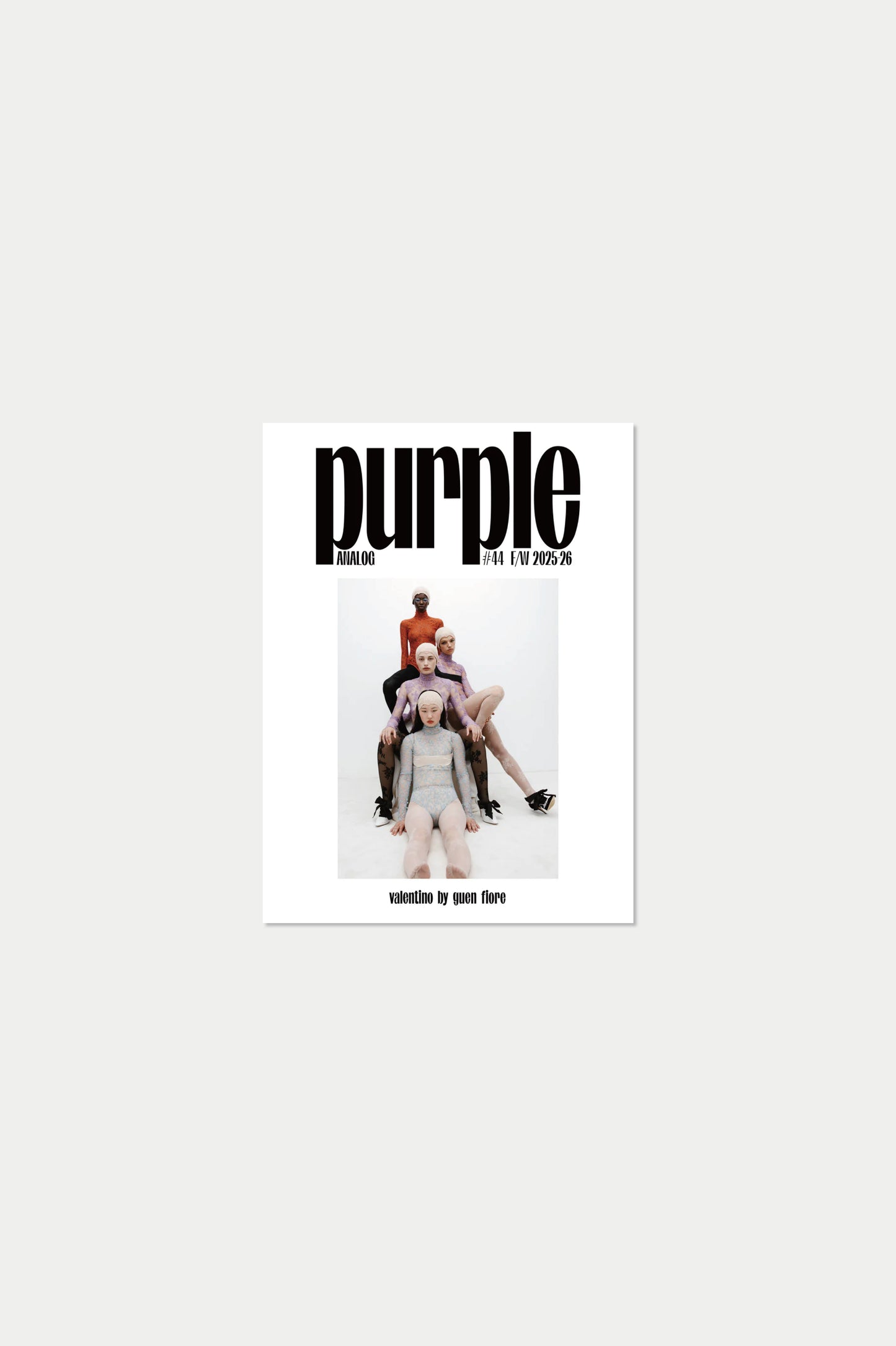 PURPLE #44 F/W 2025 The Analog Issue Valentino by Guen Fiore