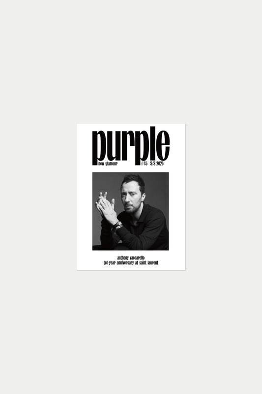 PURPLE #45 The New Glamour Issue Anthony Vaccarello Ten Year Anniversary at Saint Laurent