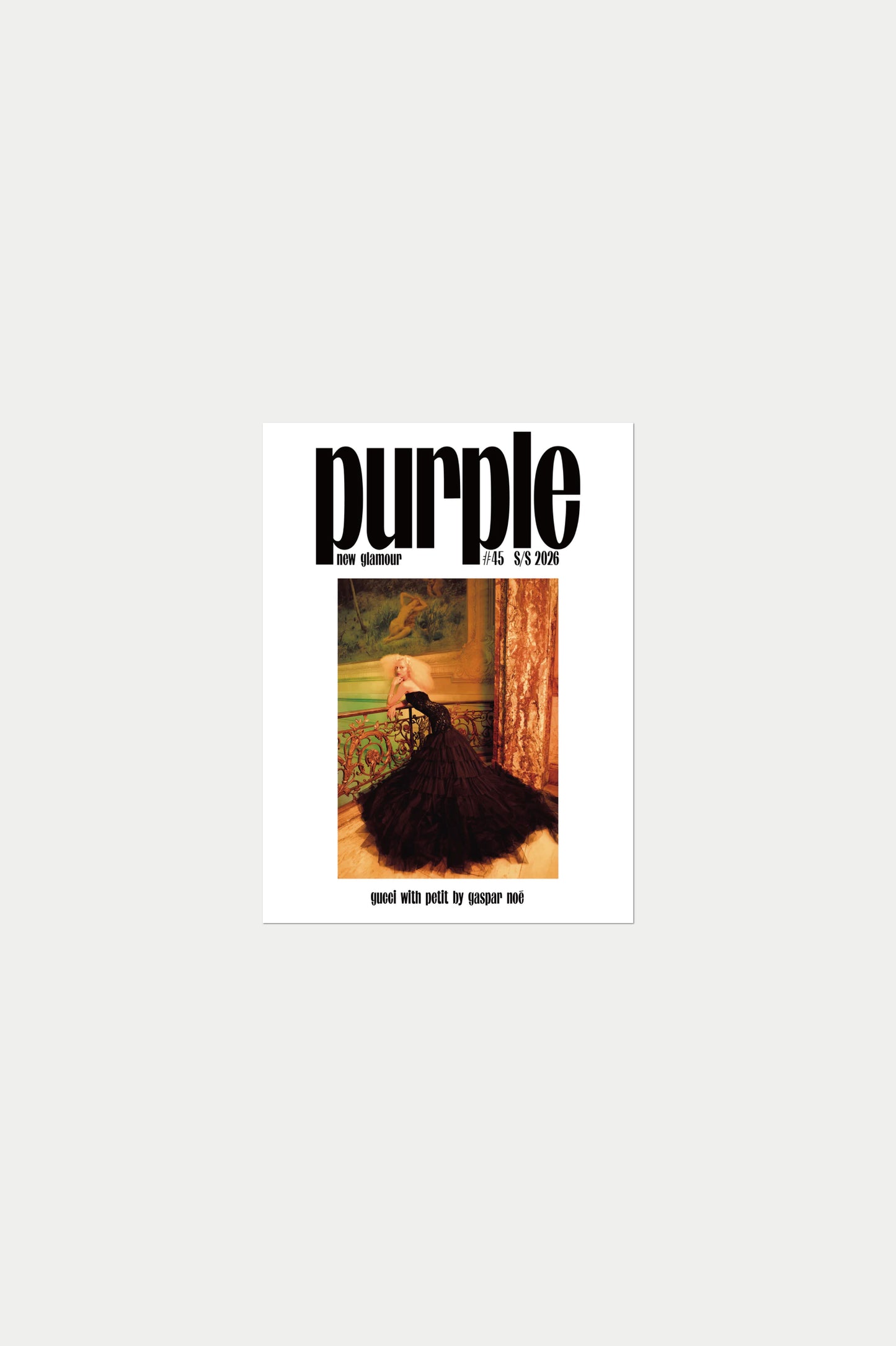 PURPLE #45 The New Glamour Issue Gucci with Petit by Gaspar Noé