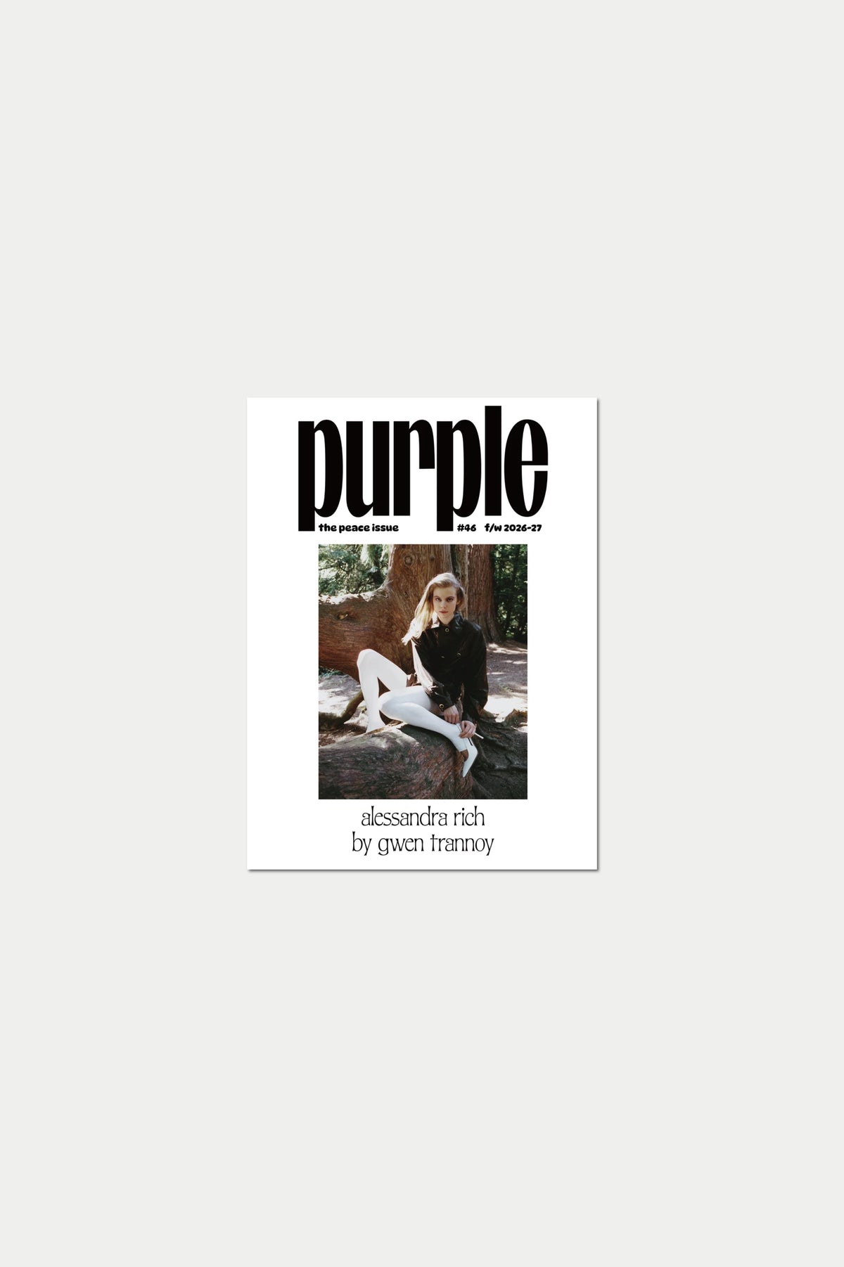 PURPLE #46 The Peace Issue - Alessandra Rich by Gwen Trannoy