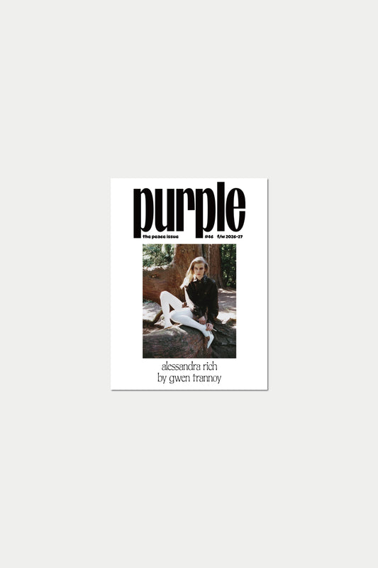 PURPLE #46 The Peace Issue - Alessandra Rich by Gwen Trannoy