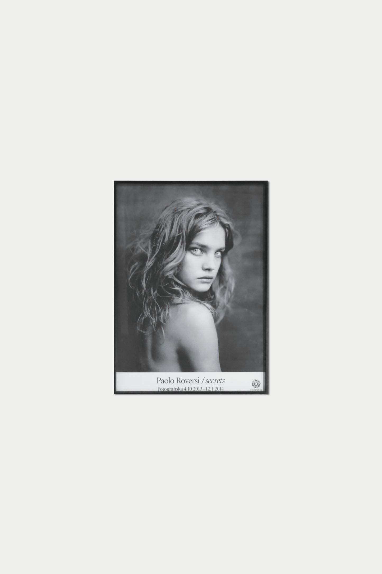 Paolo Roversi Secrets 2013 Original Poster with Antique Wood Flame