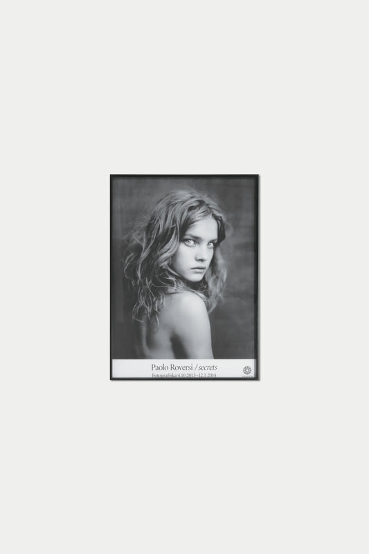 Paolo Roversi Secrets 2013 Original Poster with Antique Wood Flame
