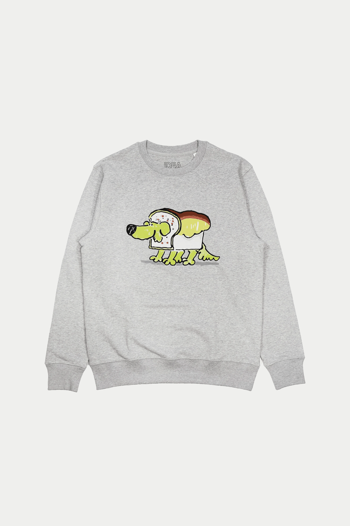 ROOBARB + CUSTARD BREAD SWEATSHIRT Heather Grey