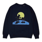 ROOBARB + CUSTARD MOON SWEATSHIRT Navy