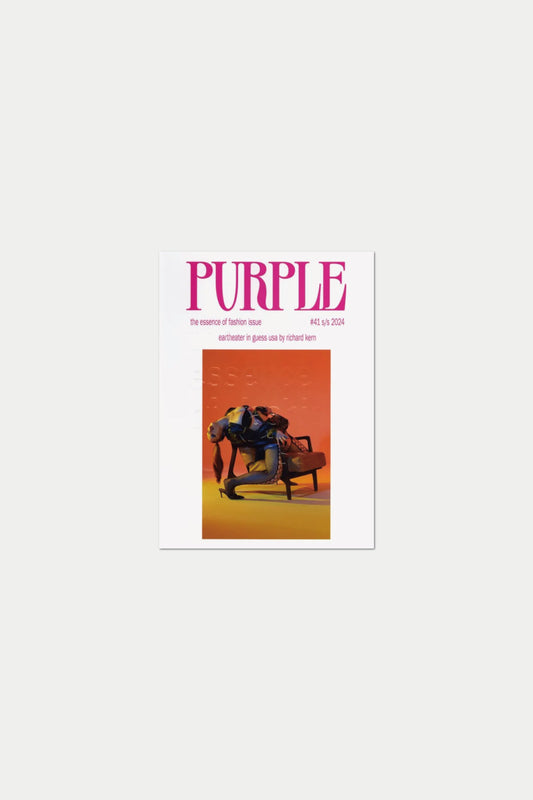 【RARE】PURPLE #41 The Essence of Fashion Issue : Eartheater in guess usa s/s 2024 photography by Richard Kern