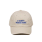 SORRY I DON'T WORK HERE HAT Beige