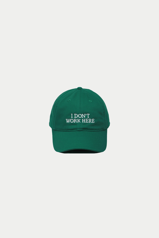 SORRY I DON'T WORK HERE HAT Green