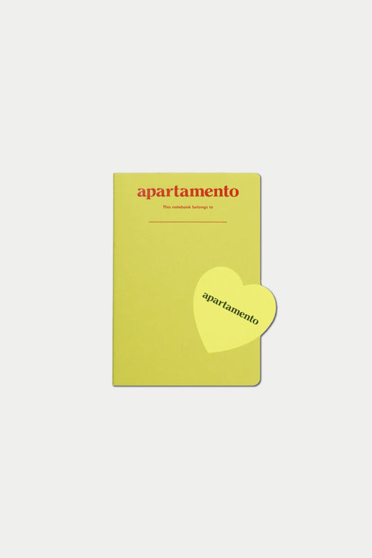 Second Edition Apartamento Notebooks with heart sticker Prickly Pear