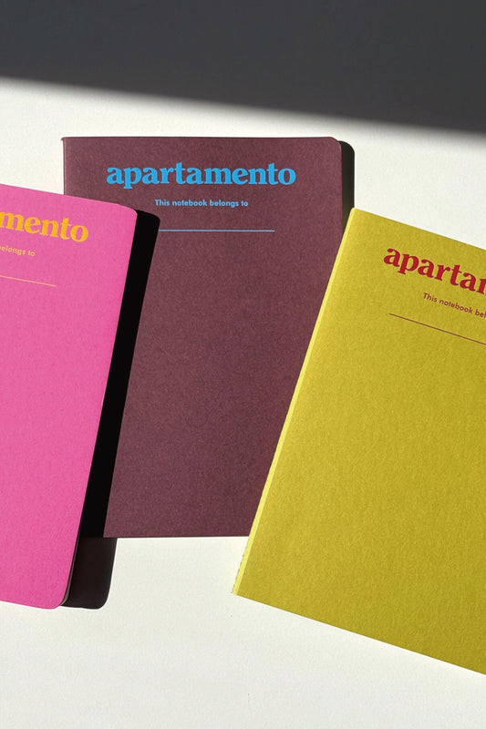 Second Edition Apartamento Notebooks with heart sticker Dragon Fruit