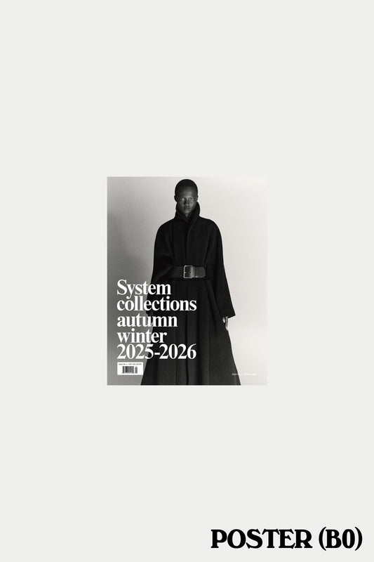 System Collections Autumn/Winter 2025-2026 No. 1 Ajus wears Balenciaga Poster (SIZE: B0)