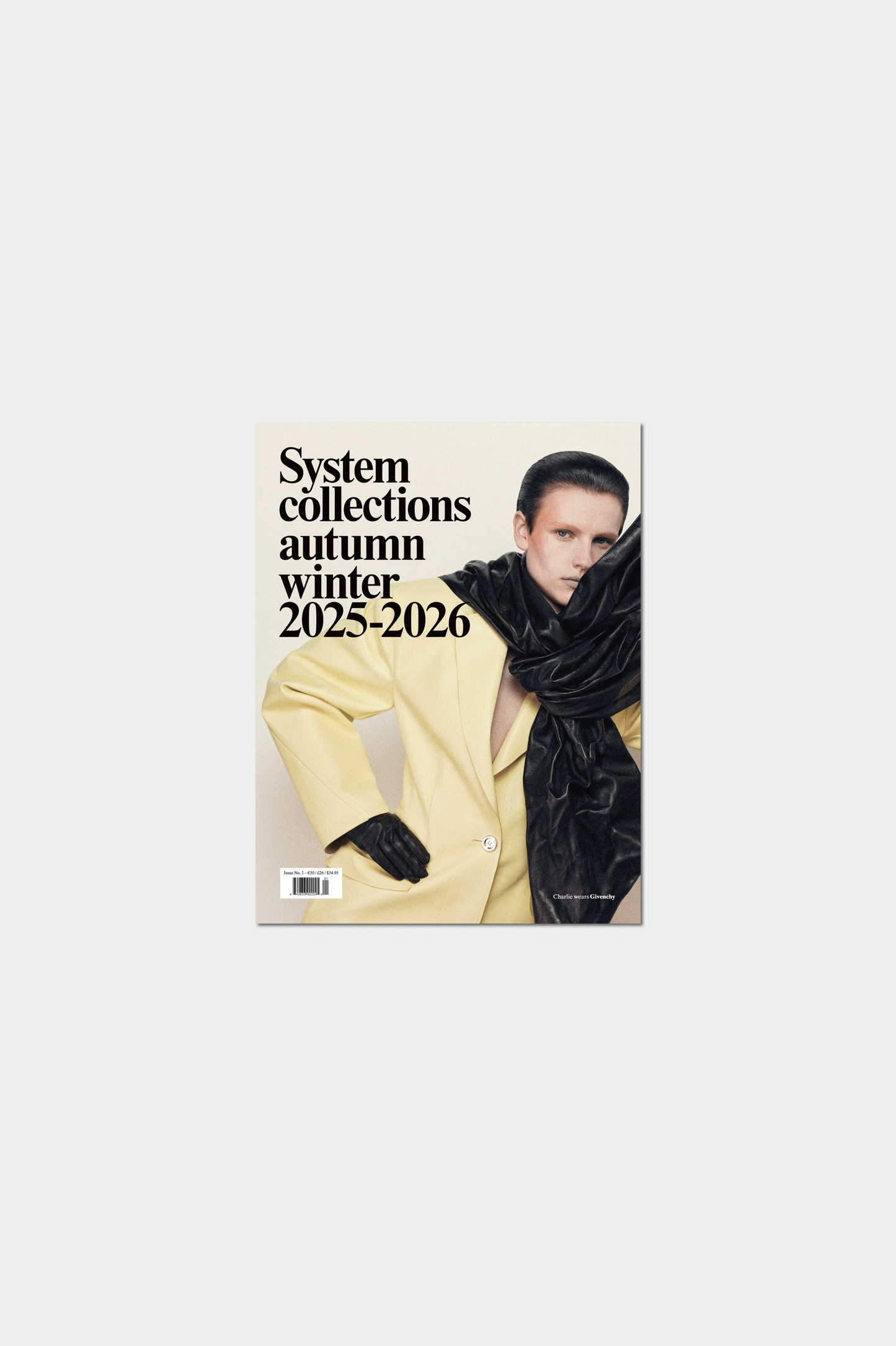 System Collections No. 1 Charlie wears Givenchy
