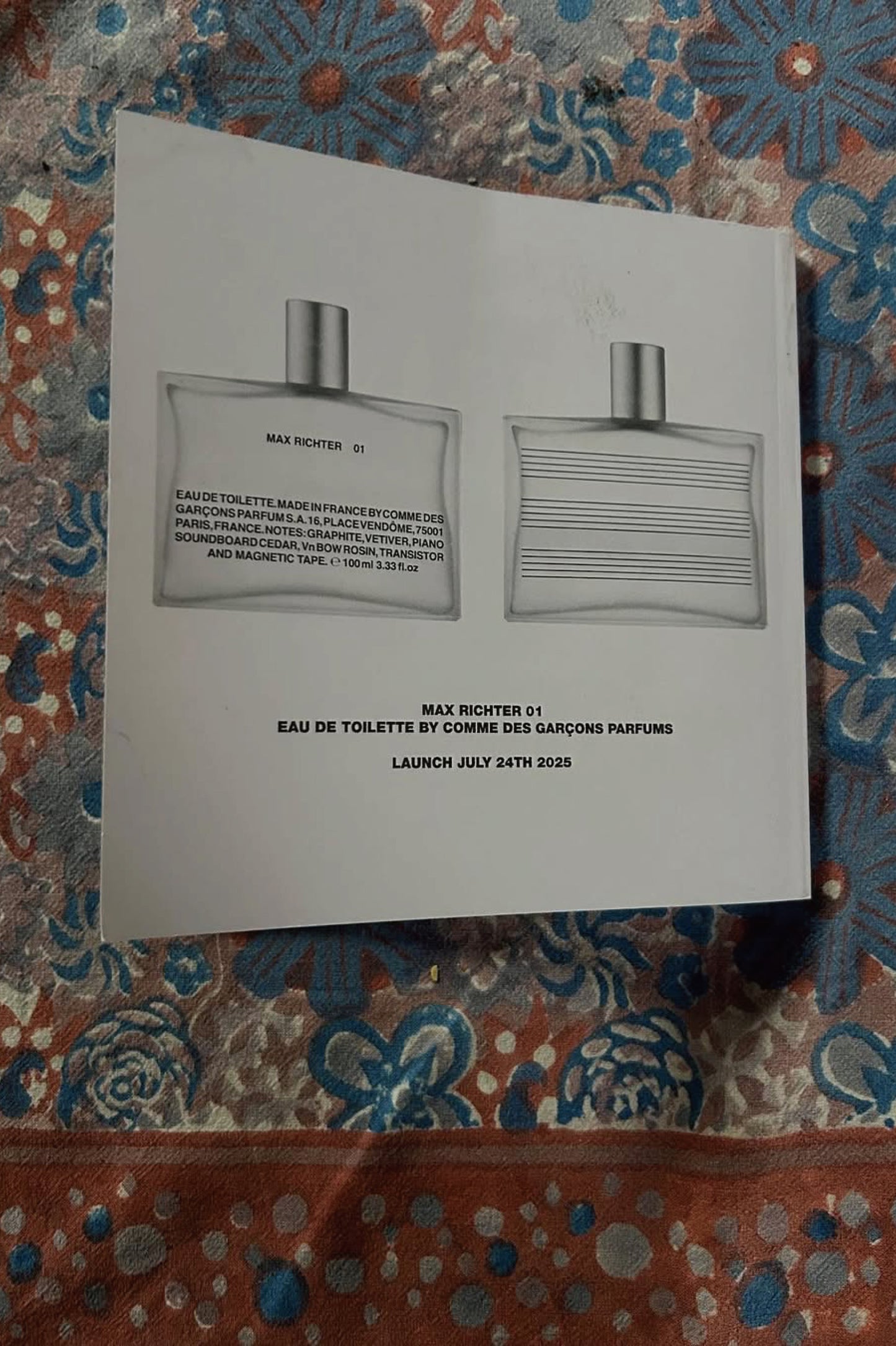 THE HINTERLAND OF THE SENSES - Comme des Garçons Parfums composer by Max Richter