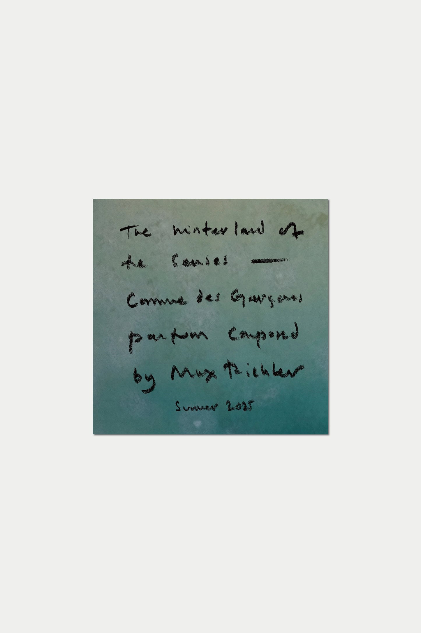 THE HINTERLAND OF THE SENSES - Comme des Garçons Parfums composer by Max Richter