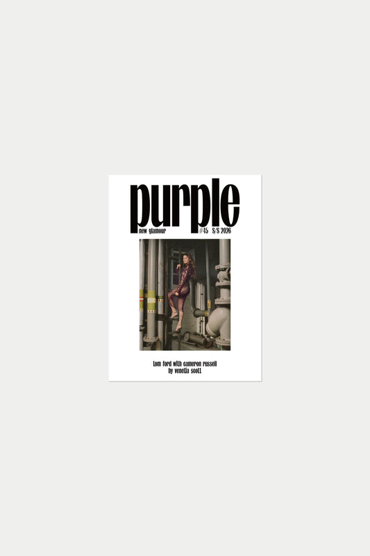 PURPLE #45 The New Glamour Issue Tom Ford with Cameron Russell by Venetia Scott