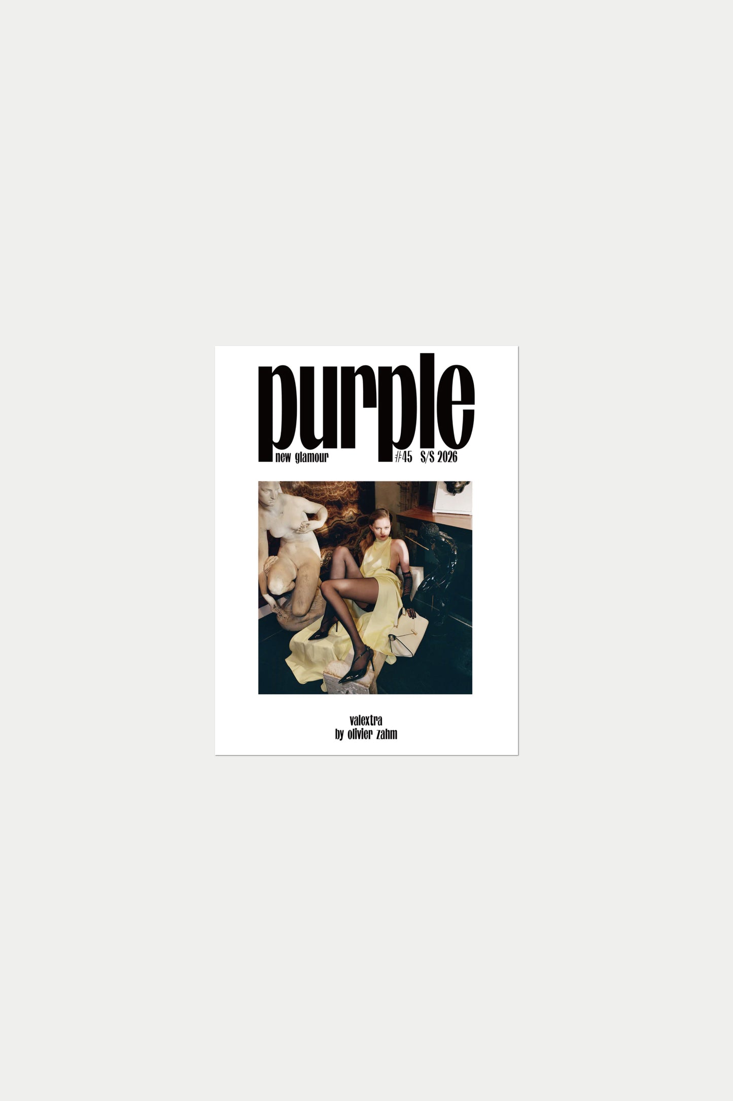 PURPLE #45 The New Glamour Issue Valextra by Olivier Zahm