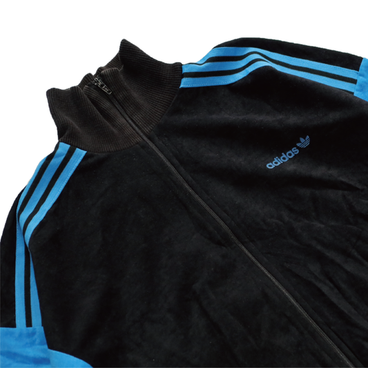 70s Adidas Ventex Velour Track Jacket Made in France