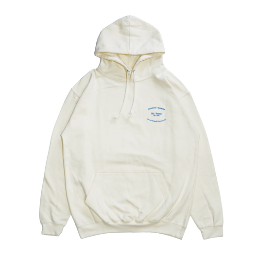 0fr Hoodie Vanilla & Blue Logo