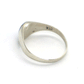 70s French Vintage Silver Onyx Ring