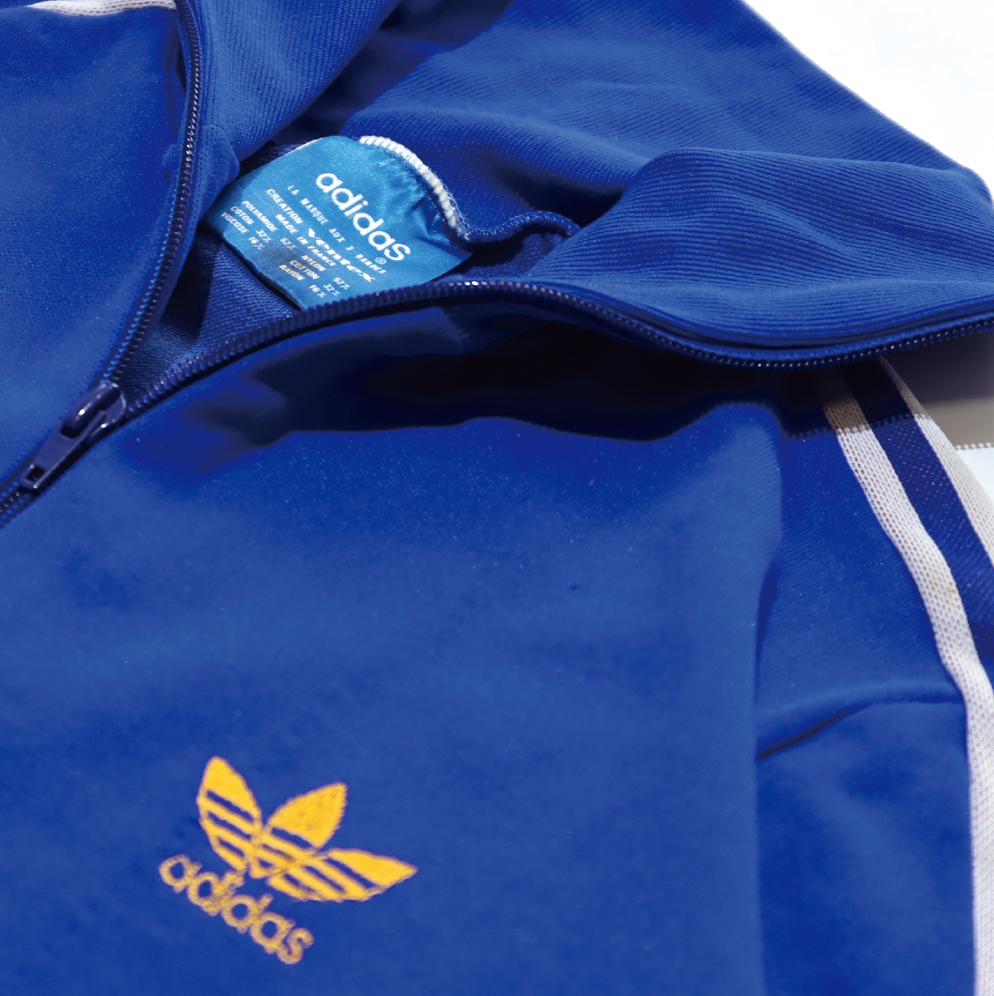 70s Adidas Ventex Womens Track Jacket Made in France